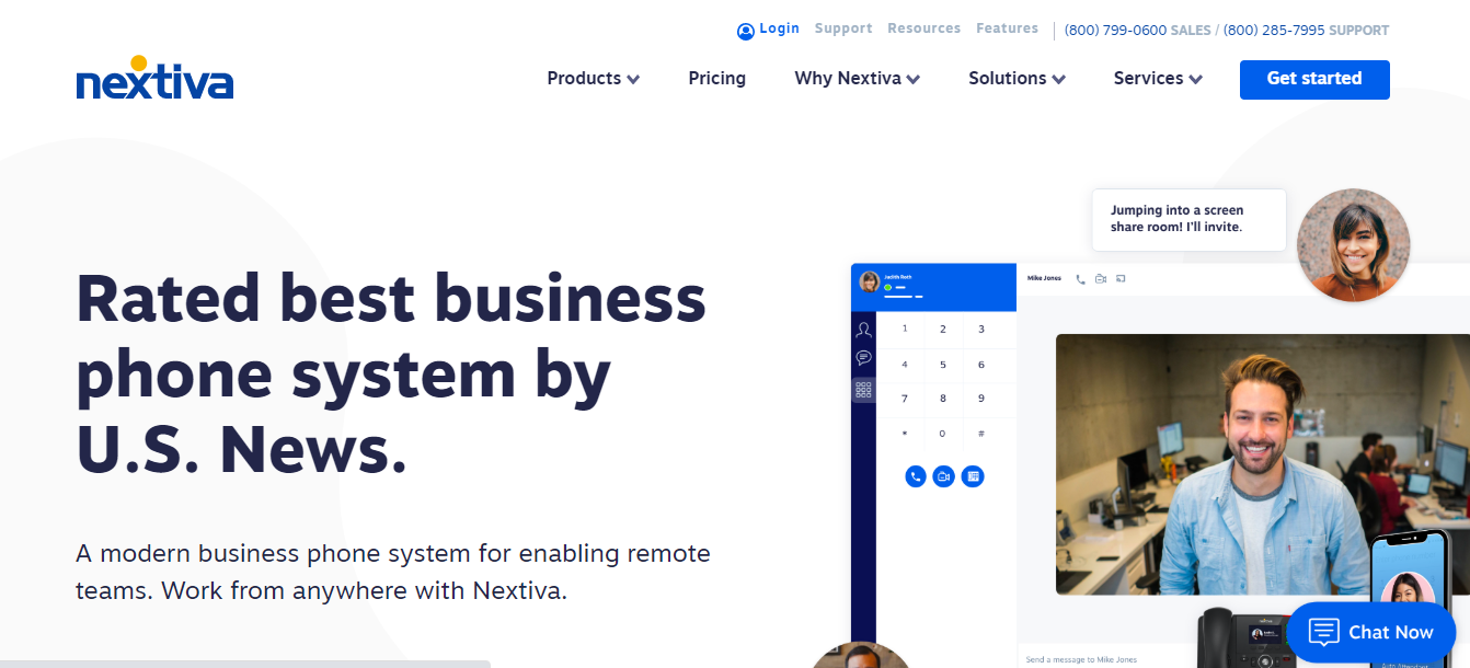 nextiva support toll free number