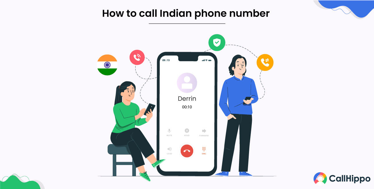 how to call Indian phone number