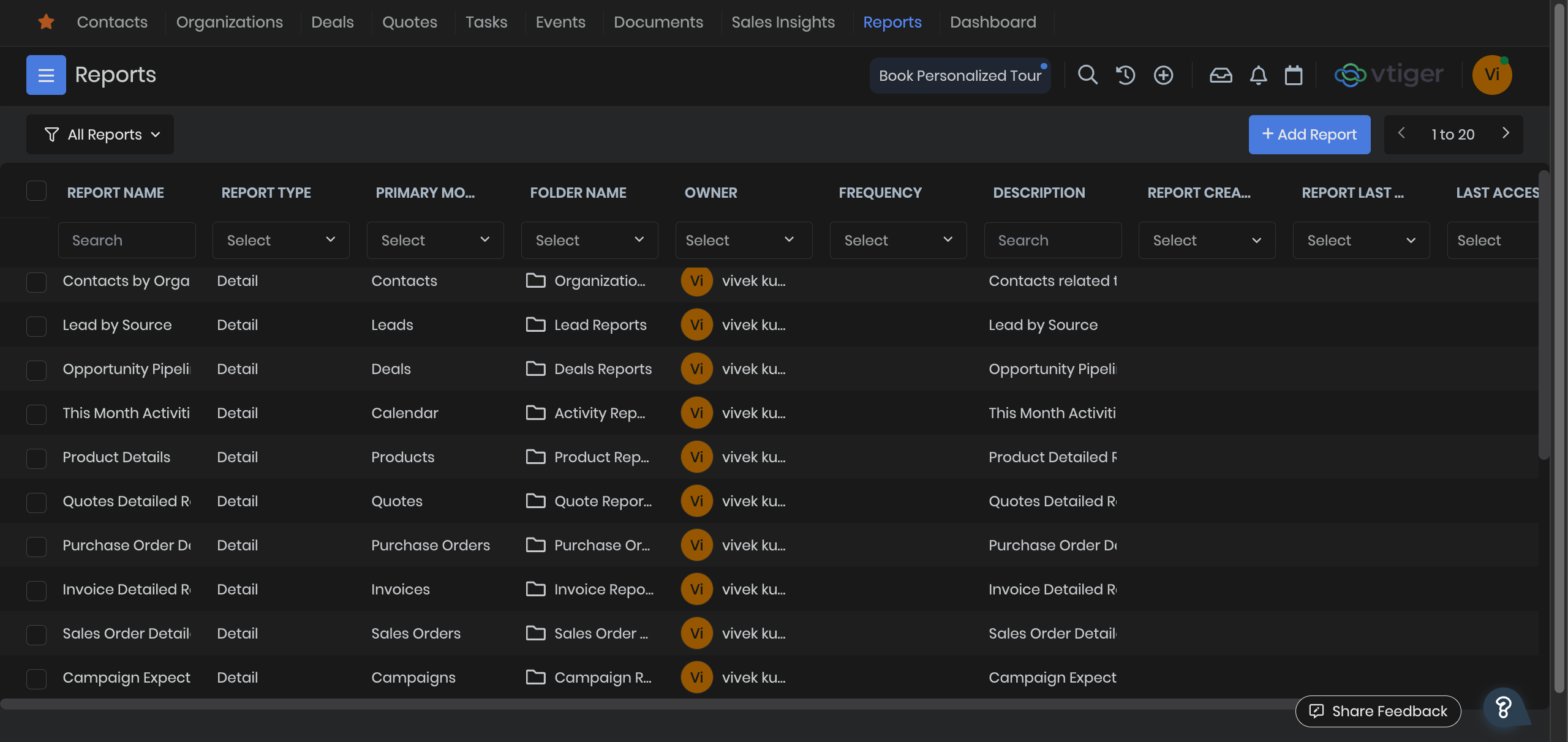 Contact Sync & History