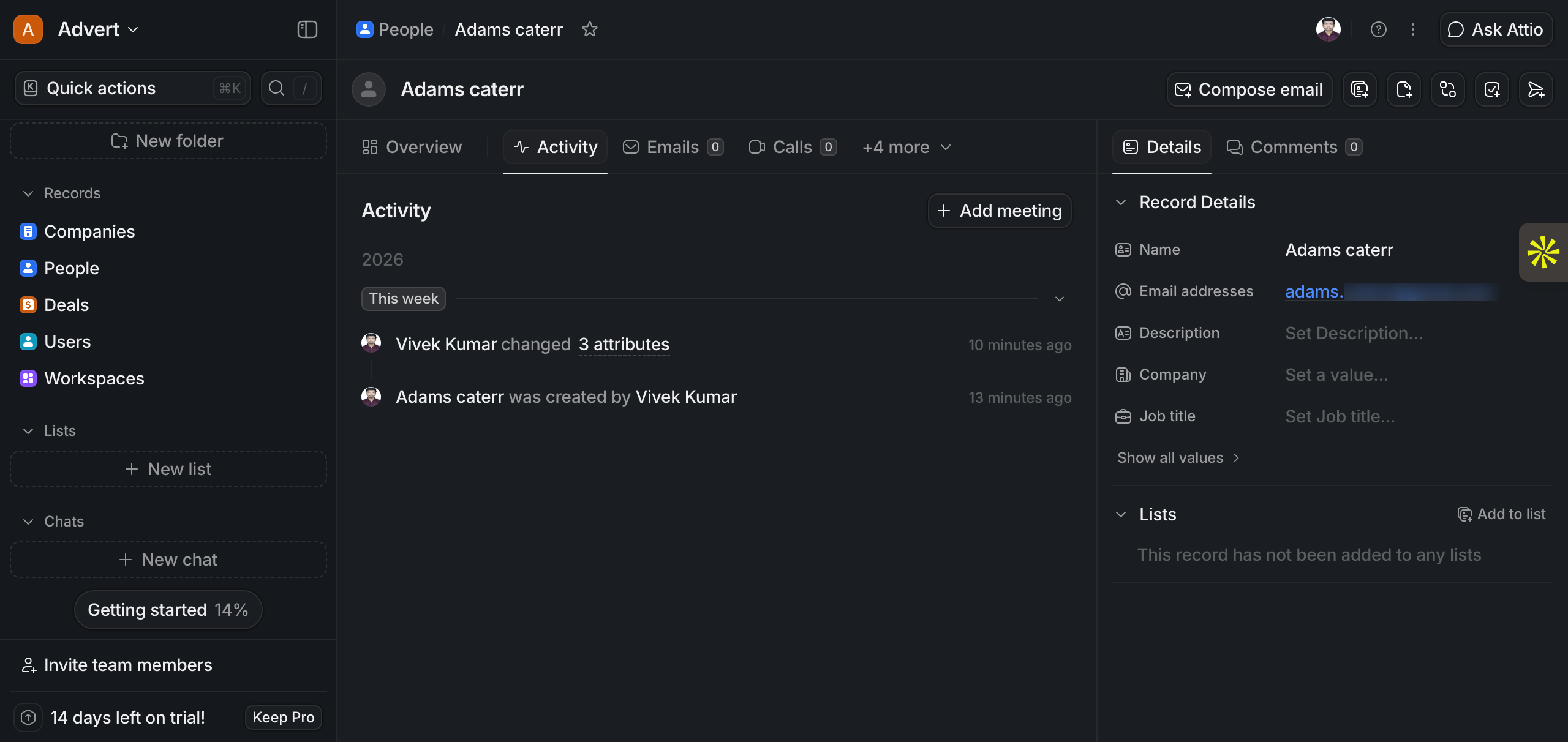 Track Activities Automatically